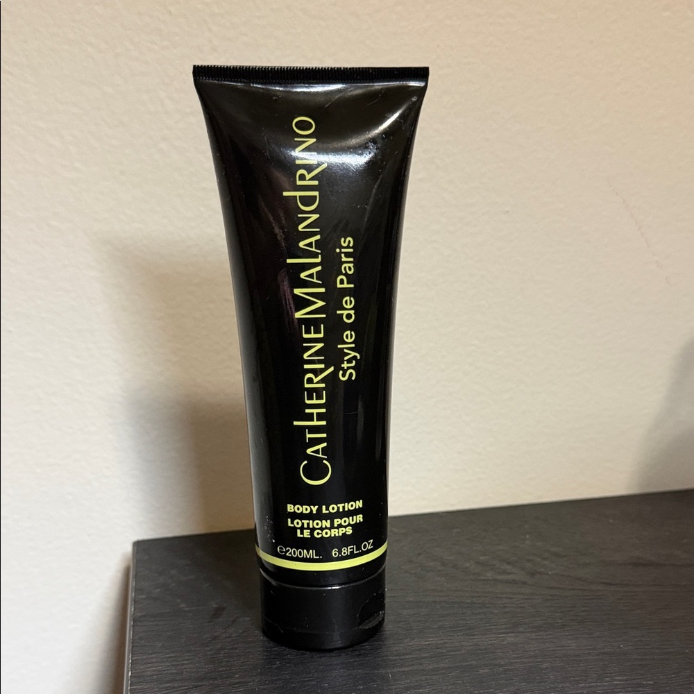 Catherine Malandrino Black Tube with Lime Accents Body Lotion